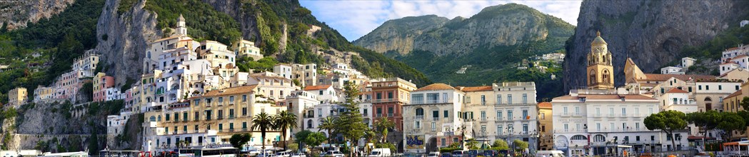 Panoramic view of Amalfi