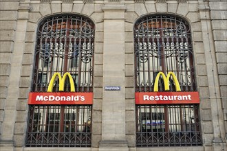 McDonald's logos at the former post office in Erlangen