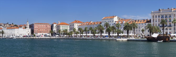 Old harbour and waterfront promenade of Split
