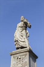 St Peter statue on Ponte Sant'Angelo bridge