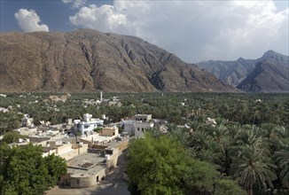 View from Nakhl Fort or Husn Al Heem