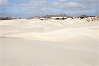 Sand dunes in the small desert Deserto Viana