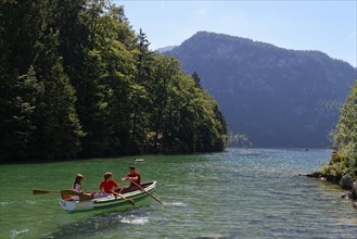 A rowing boat on lake Konigssee