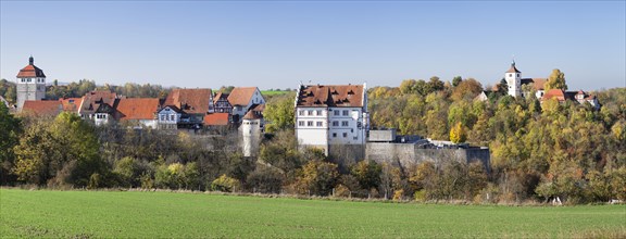 Schloss Vellberg Castle with Stockenburg and St. Martin's Church