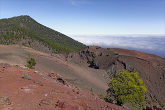 Crater of the volcano San Martin