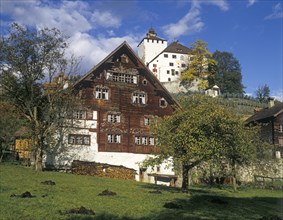 Werdenberg with Schloss Werdenberg Castle