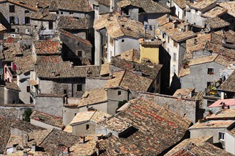 View over the rooftops of the historic centre