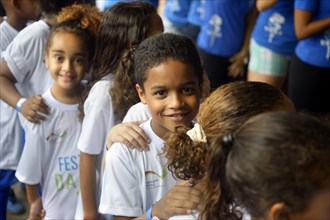 Children at a sporting event