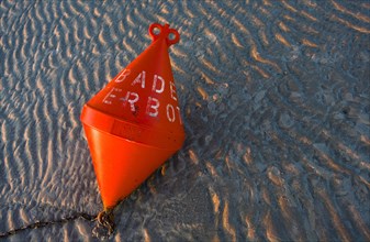 Buoy marked 'Badeverbot'