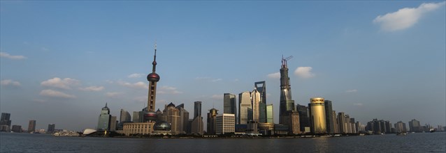 Pudong skyline with Oriental Pearl Tower