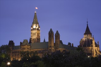 Canadian Parliament building and Peace Tower