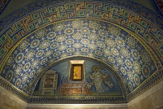 Mosaics in the mausoleum of Galla Placidia