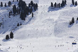Ski resort on Hochtannberg Mountain