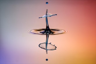Three drops collide