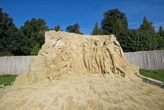 Sand sculpture after Peter Paul Rubens