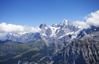 View towards Eiger and Jungfrau mountains
