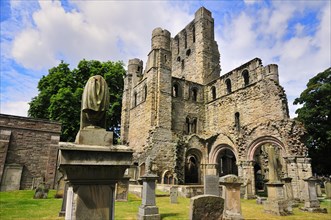 The ruins of Kelso Abbey