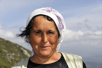 Portrait of a Turkish woman in Akyaka