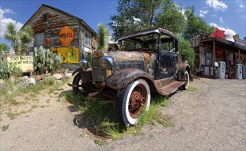 Old rusty Ford Model A