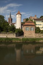 Kittsteinturm tower and Burg Wertheim Castle