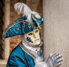 Man dressed up for the Carnival in Venice