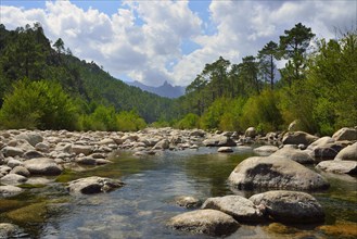 Riverbed of the Solenzara River in the Aiguilles de Bavella