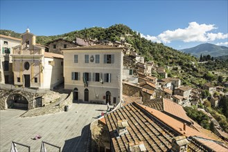 Medieval village in the mountains