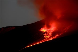 Eruption of Mount Etna