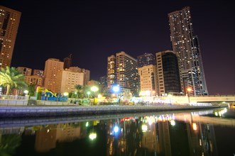 Skyline at night