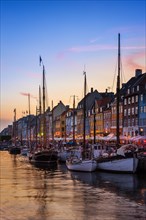 Nyhavn Canal in the evening