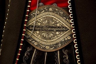 Detail view of a traditional belt