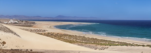 View across the dunes