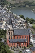View of Oberwesel with Church of Our Lady