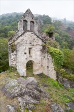 Ruins of 12th century church of Saint Etienne de Braguse