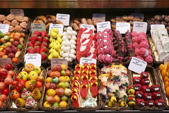 Market stall selling sweets