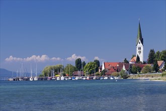 Lakeside and parish church