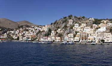 View of the town of Symi