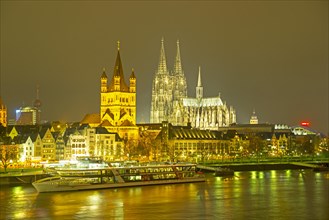 Great St. Martin Church and Cologne Cathedral