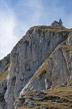 Church on Mt Dobratsch or Mt Villacher Alpe