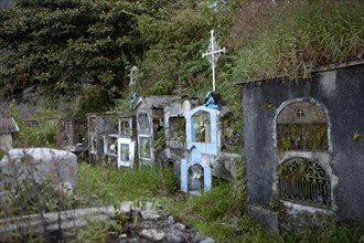 Dilapidated cemetery
