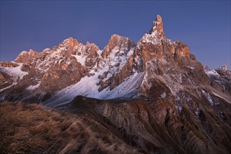 Rolle Pass at dusk in autumn