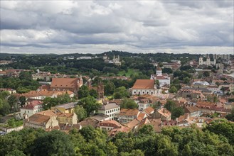 View from the Gediminas Tower of Vilnius
