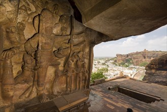 View from Badami Caves