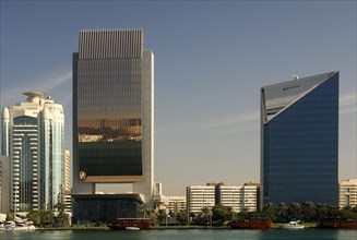 Modern architecture at Dubai Creek