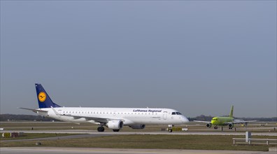 Lufthansa regional jet Embraer Emb-195-200LR 'Marktl'