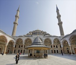 Forecourt of the Fatih Mosque