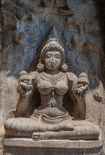 Praying Indian goddess