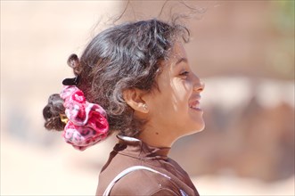 Portrait of a modern Bedouin girl