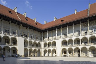Arcaded courtyard of Wawel Castle