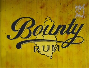 Advertising for Bounty Rum
